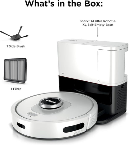 Shark AI Ultra Robot Vacuum, Black/Silver, AV2511AE