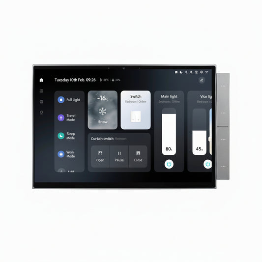 2026 New 10-Inch Tuya System Smart Home Control Panel Built-In Zigbee Gateway and Alexa Building Intercom Compatible