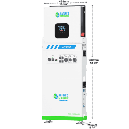 MyGrid 10K with Transfer Switch for House Battery Backup
